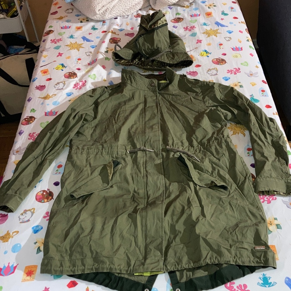Scotch & Soda Green Hooded Jacket